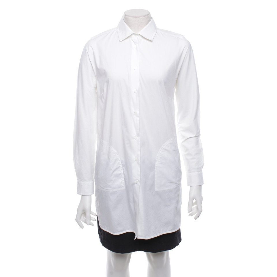 Max Mara Long chemisier en blanc