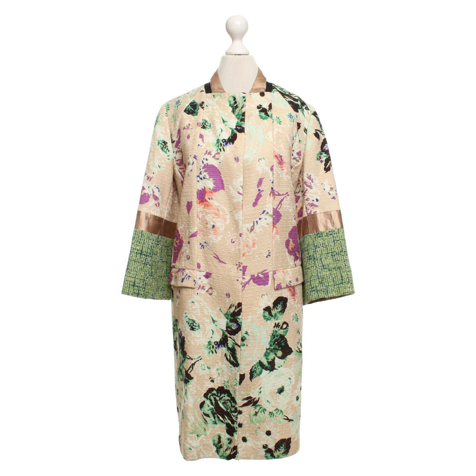 Etro Manteau avec un motif floral
