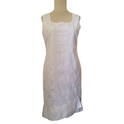 Les Copains Kleid aus Baumwolle in Weiß