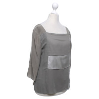 Schumacher Silk blouse in grey