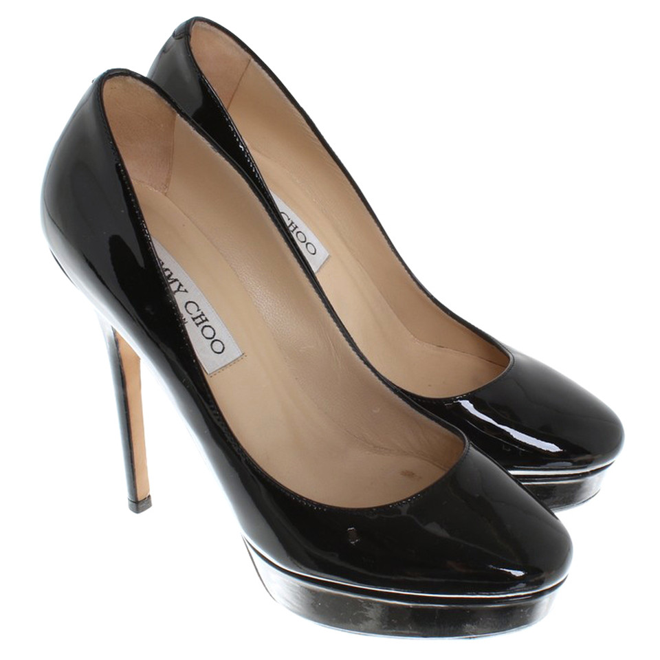 Jimmy Choo Pumps aus Lackleder