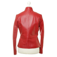 Stefanel Leather jacket in red
