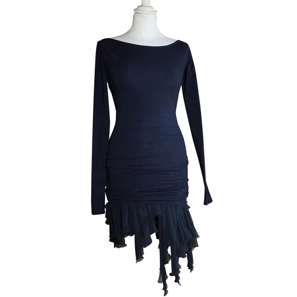 Dolce & Gabbana Kleid aus Viskose in Blau