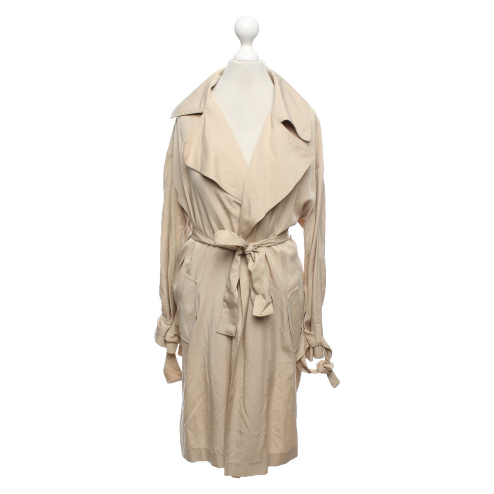 Topshop Jacke/Mantel in Beige