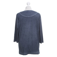 Marc Cain Top in blu / argento