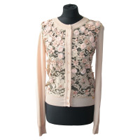 Elisabetta Franchi nude bloemen Top