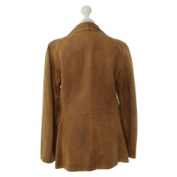 Miu Miu Leather jacket in Brown