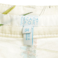 Escada trousers with floral pattern