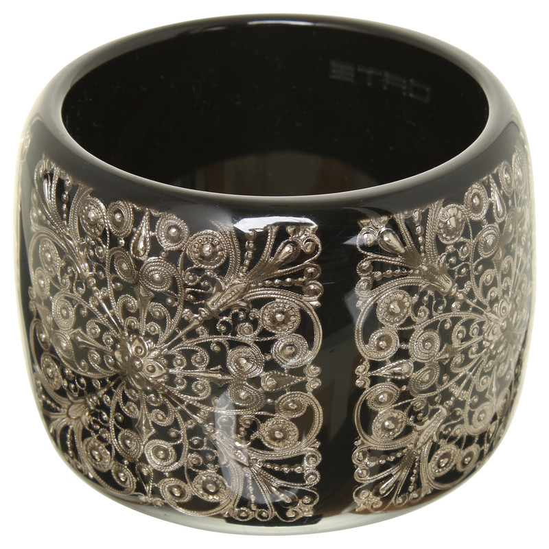Etro Bangle with floral notes application