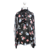 D&G Zijden blouse met een bloemmotief