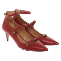 Pura Lopez Pumps/Peeptoes Leather in Red