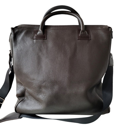 Giorgio Armani Tote bag Leather in Brown