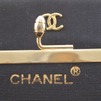 Chanel Borsa a mano in blu / oro
