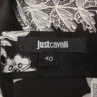 Just Cavalli Pencil skirt in black / white