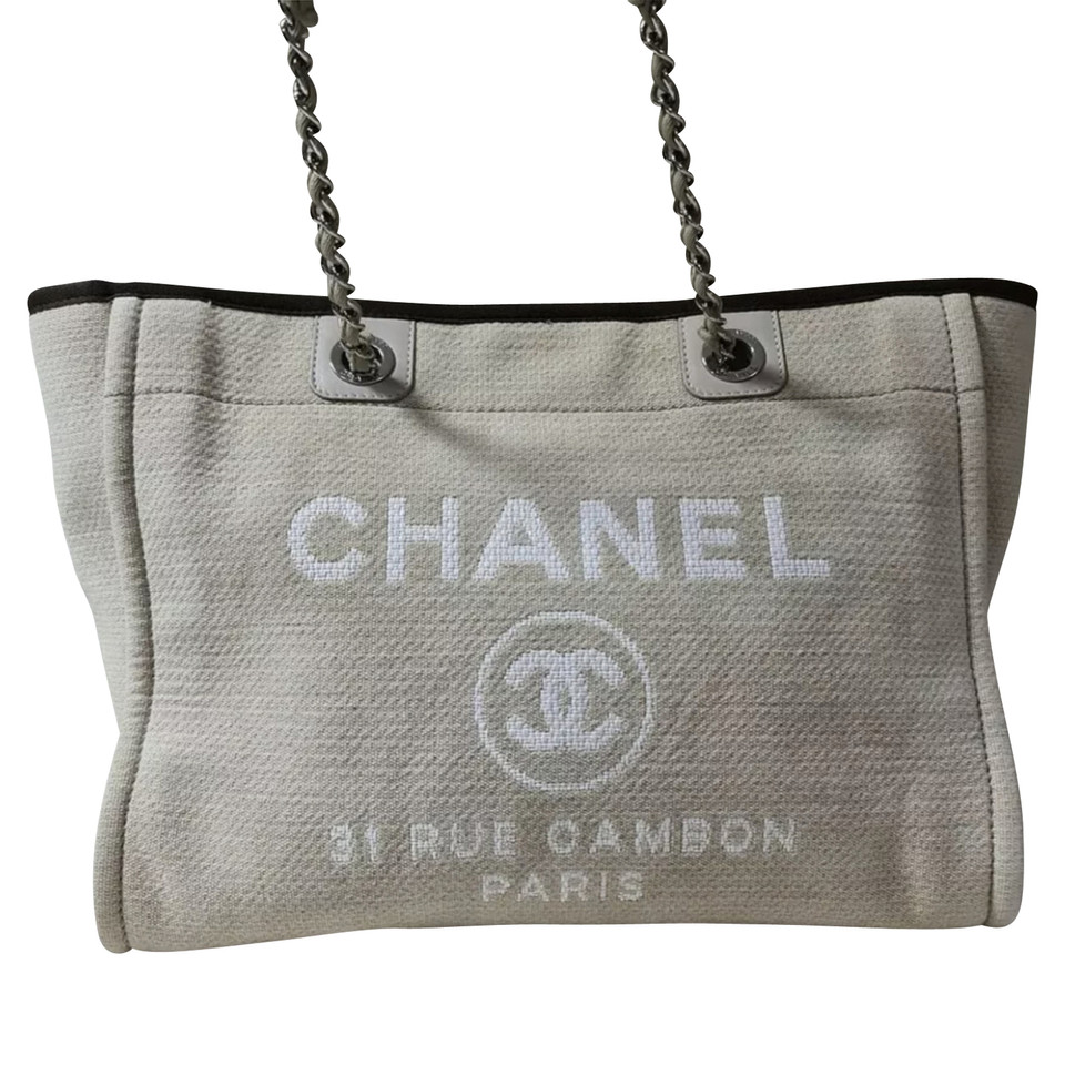 Chanel Deauville Small Tote in Beige