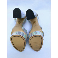 Charlotte Olympia Zilverkleurige sandalen