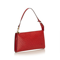 Louis Vuitton Pochette Mini Leather in Red