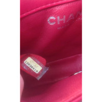Chanel Classic Flap Bag New Mini Leather in Fuchsia