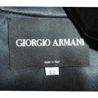 Giorgio Armani Velours blazer en noir