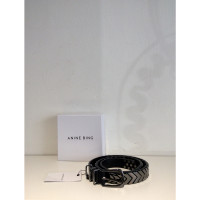 Anine Bing Belt in black / silver
