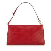Louis Vuitton Pochette Mini Leather in Red