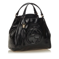 Gucci Soho Bag aus Leder in Schwarz