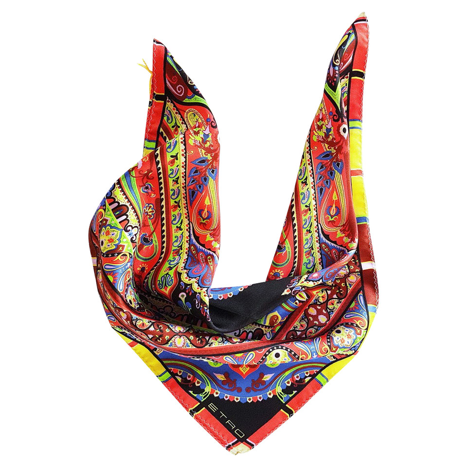 Etro Zijden sjaal met patroon