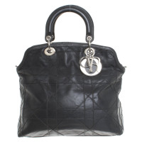 Christian Dior Granville Bag in Pelle in Grigio