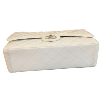 Chanel "Jumbo Flap Bag" in white