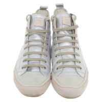 Emma Hope´S Shoes Sneakers aus Leder in Silbern