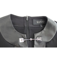 Gucci Robe avec des détails en cuir