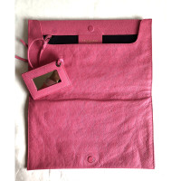 Balenciaga clutch in roze