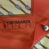 Trussardi Silk scarf with pattern