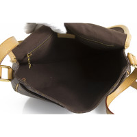 Louis Vuitton Saddle Bag in Tela in Marrone