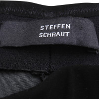 Steffen Schraut Suede leggings in zwart