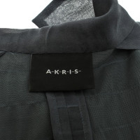 Akris Trouser suit in gray blue