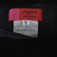 Emanuel Ungaro Velvet rok in zwart