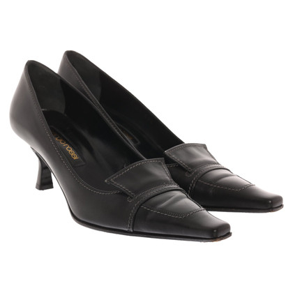 Sergio Rossi Pumps/Peeptoes Leer in Zwart