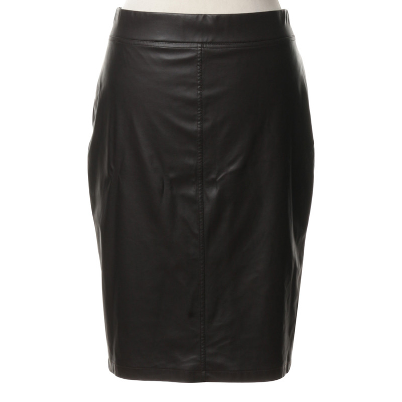 Plein Sud skirt leather