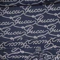 Gucci Boston Bag aus Canvas in Blau