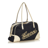 Gucci Boston Bag in Tela in Blu