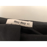 Miu Miu trousers in black
