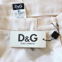 D&G Pantaloni in crema