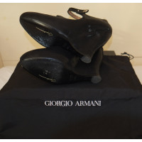 Giorgio Armani Wedges in zwart