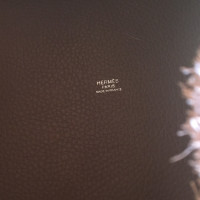 Hermès Picotin Lock MM Leather in Grey