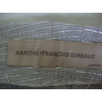 Marithé Et Francois Girbaud Silberfarbener Rock