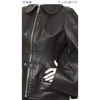 Comme Des Garçons Leather jacket in black