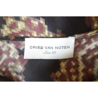 Dries Van Noten Top en soie avec motif