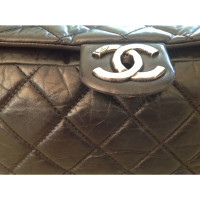 Chanel Classic Flap Bag Maxi en Cuir en Noir