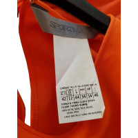 Sport Max Zijden shirt in oranje